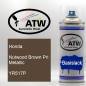 Preview: Honda, Nutwood Brown Pri Metallic, YR517P: 400ml Sprühdose, von ATW Autoteile West.